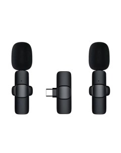 Двойной беспроводной петличный микрофон M22 для телефона Type C разъем Miabi