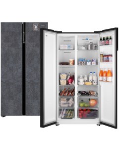 Холодильник WSBS 600 серый Weissgauff