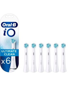 Насадка для электрической зубной щетки iO Ultimate Clean белая 6 шт Oral-b