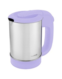 Чайник электрический LU 155 0 5 л серебристый фиолетовый Lumme