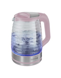 Чайник электрический LU 165 2 2 л розовый серебристый Lumme