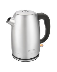 Чайник электрический MT 4559 17 л серебристый черный Марта