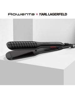 Выпрямитель волос x Karl Lagerfeld Extra Liss SF411LF0 черный Rowenta