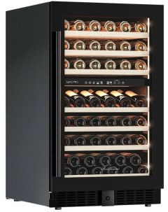 Встраиваемый винный шкаф MV77PRO KBT2 черный Meyvel