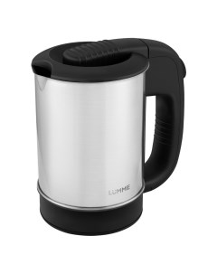 Чайник электрический LU 155 0 5 л серебристый черный Lumme