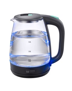 Чайник электрический HE KT2310 1 8 л голубой прозрачный черный Home element