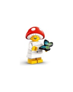 Конструктор детский minifigures 25 я серия Гриб домовой 1 фигурка 71045 6 7 дет Lego