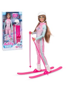 Кукла ANLILY Лыжница с аксессуарами 30см 98005 Tongde