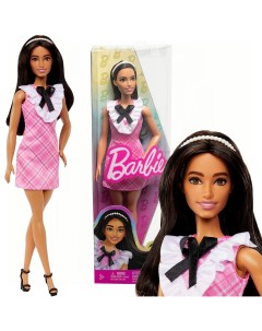 Кукла Барби Серия Fashionistas Модница Брюнетка В Клетчатом Платье Barbie
