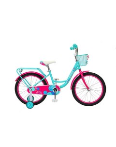 Велосипед детский STAR 702 20 120 140см бирюзовый с розовым Nobrand