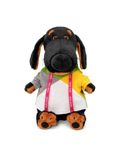 Мягкая игрушка Собака Ваксон в разноцветной толстовке 29 см Vaks29 049 Budi basa
