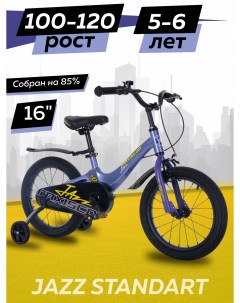 Велосипед JAZZ Стандарт 16 2024 Синий Карбон Z MSC J1631 Maxiscoo