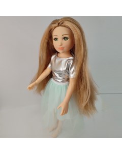 Кукла МИЛЕНА TRINITY Dolls с длин волосами белый ментол в крафт коробке Dyvomir