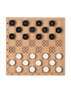 Фишки для шашек и нард Checkers Color без игрового поля Garti