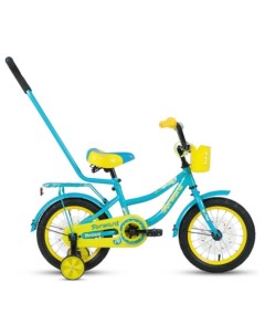 Велосипед FUNKY 14 1 ск 2021 бирюзовый желтый Forward