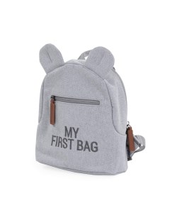 Рюкзак детский для девочек мальчиков MY FIRST BAG серый Childhome