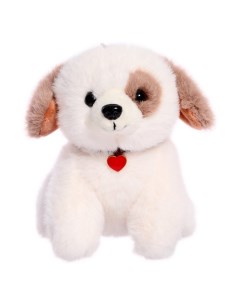 Мягкая игрушка Собачка с сердечком 13 см XY21013 Плюш ленд