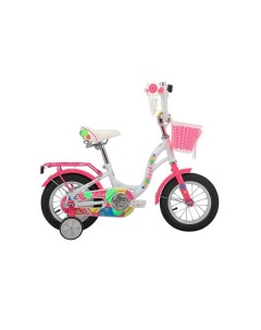 Велосипед детский Mistery C 12 2024 года бело розовый Stels