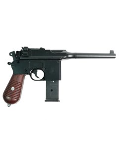 Игрушечный пистолет Mauser C96 черный Matreshka