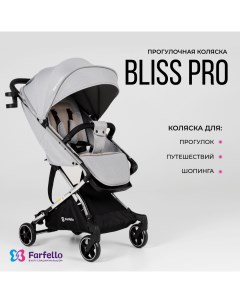 Прогулочная коляска детская Bliss Pro Серый Farfello