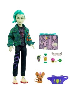Кукла Deuce Gorgon Дьюс Горгон с питомцем и аксессуарами HHK56 Monster high