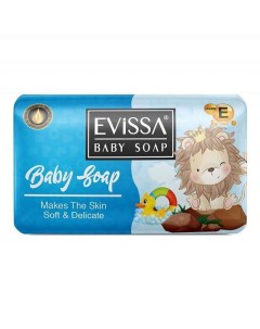 Детское мыло антибактериальное без парабенов с витамином Е 90 г Evissa