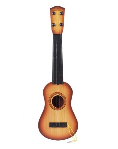 Игрушка музыкальная Гитара со струнами 42 см B 68C 2 коричневая Tongde