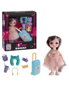 Игровой набор Alisa Kawaii mini Путешествие Кукла 15 2 см в кор 17х20х6 см 1toy