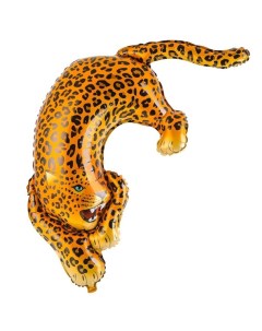 Шар фольгированный 42 Леопард фигура Flexmetal