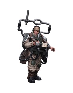 Фигурка Warhammer 40k Astra Militarum Cadian Command Squad Veteran With Master Vox 1 18 Joytoy