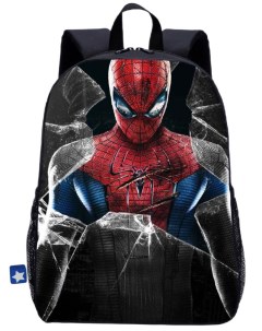 Рюкзак Человек паук Spider Man черный 13 8 л 28х13х38 см Starfriend