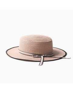 Шляпа детская Beachwear KIDS бежевый розовый 52 54 Minaku