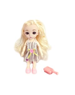 Кукла Alisa Kawaii mini 15 2 см с расчёской 1toy