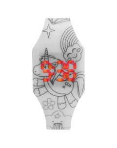 Часы наручные электронные детские Единорог ремешок l 23 5 см Nobrand