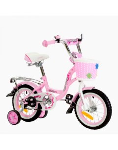 Велосипед 16 Lady розовый белый Nameless