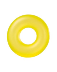 Надувной круг Неон желтый 91 см от 9 лет Intex
