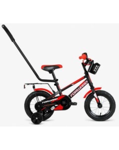 Велосипед METEOR 14 1 ск 2021 чёрный красный Forward