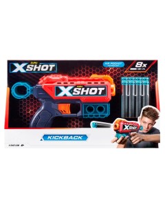 Бластер игрушечный с мягкими пулями 8 шт X-shot