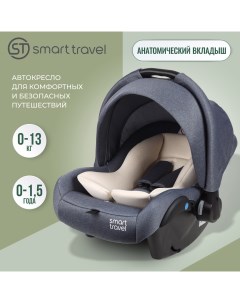 Детское автокресло First lux группа 0 до 1 5 лет до 13 кг blue Smart travel