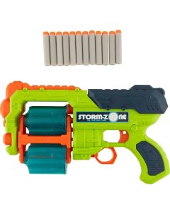 Бластер игрушечный с мягкими снарядами 13 предметов в ассортименте цвет по наличию Bigga