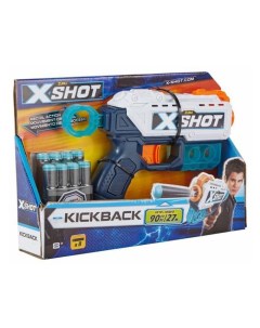Бластер игрушечный X Shot Кикбэк с пулями Zuru