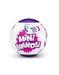 Игрушкасюрприз Mini brands Шарсюрприз 77435 фиолетовый Zuru 5 surprise