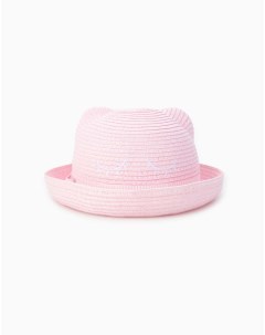 Шляпа для девочки GAS014405 розовый 1 3г 0 Gloria jeans