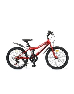 Велосипед детский 20V 906 красный рост 120 140 см 7 10 л Veltory