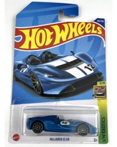 Машинка базовой коллекции McLAREN ELVA синяя 5785 HCX54 Hot wheels