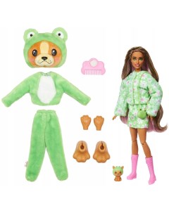 Кукла Cutie Reveal Series Frog Dog Щенок в образе лягушки HRK24 Barbie
