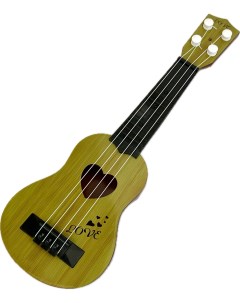 Детский музыкальный инструмент гитара Укулеле 4 струны 38 см Play smart