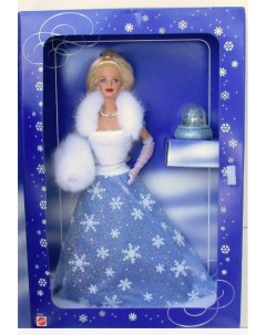 Кукла Барби коллекционная Blue White Snowflake 1999 Barbie