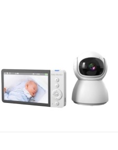 Беспроводная видеоняня ABM700 5 дюймов поворотная Baby monitor