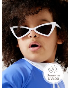 Очки детские солнцезащитные UV400 белые Happy baby